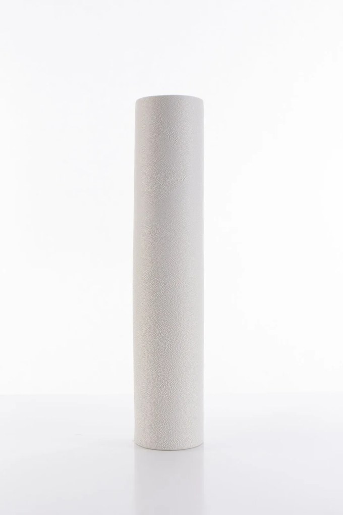 Dekoračná váza RISO 13x13x62 krémová