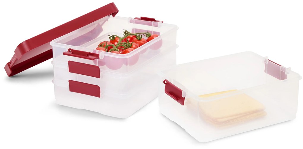 Stohovateľné dózy na udržiavanie čerstvosti