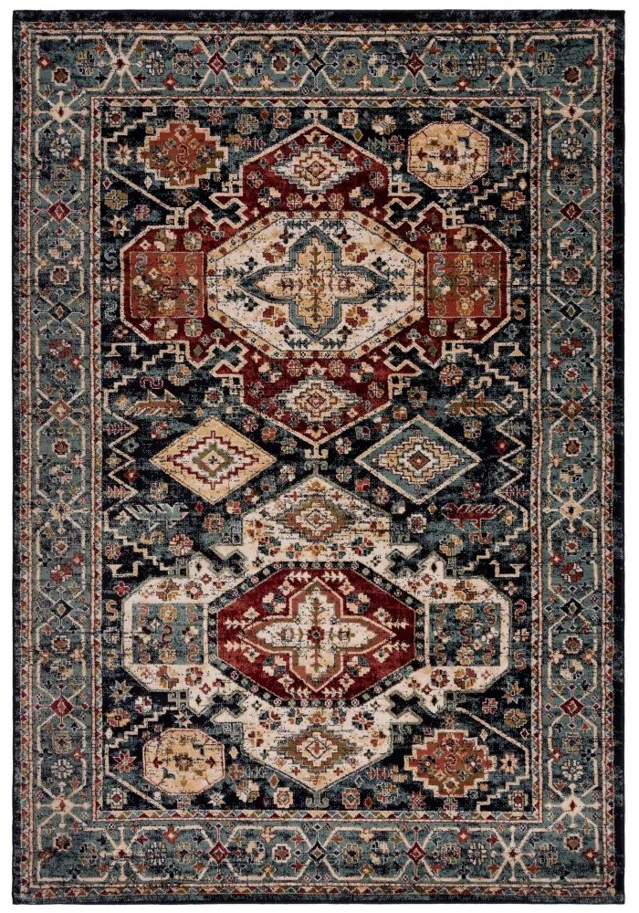 Flair Rugs, Kusový koberec Sincerity Royale Gillingham Blue, 160x230, modrá, obývacia izba