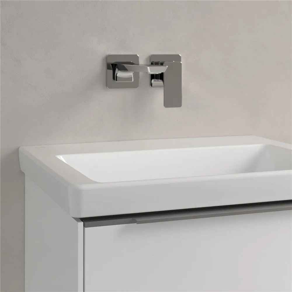 VILLEROY &amp; BOCH Subway 3.0 umývadlo na skrinku bez otvoru, bez prepadu, 550 x 440 mm, biela alpská, 4A70F601