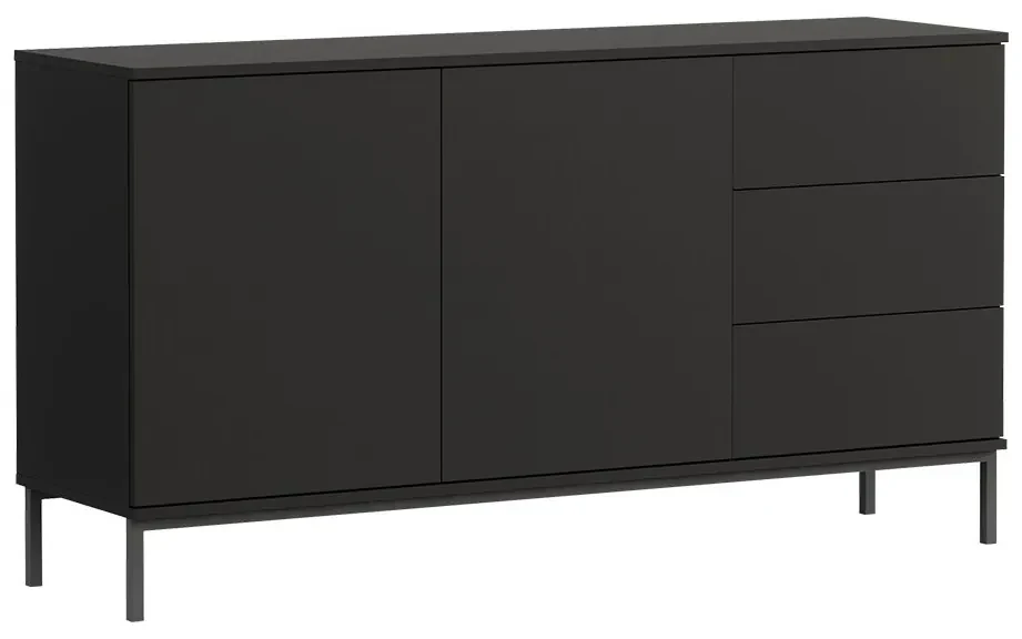 Komoda K2D3SZ Marinez MR01, Farby: čierna