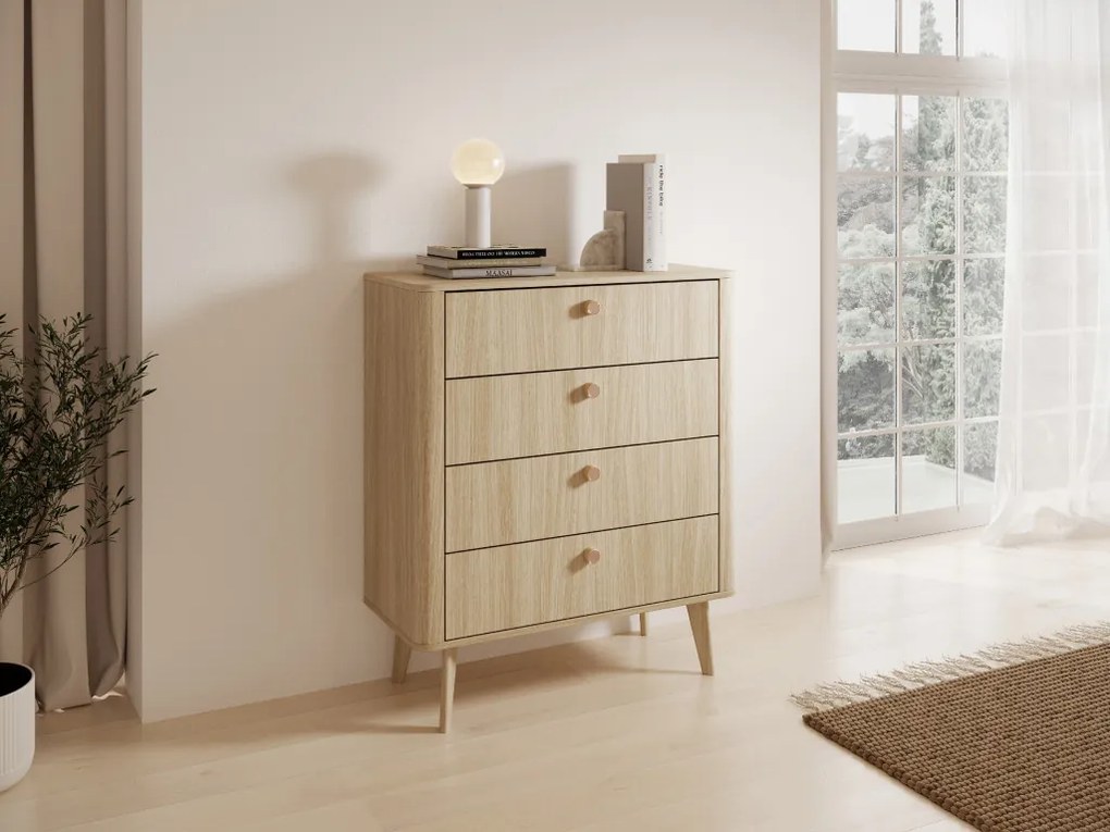 LAS Zásuvková komoda Viki B - dub barista