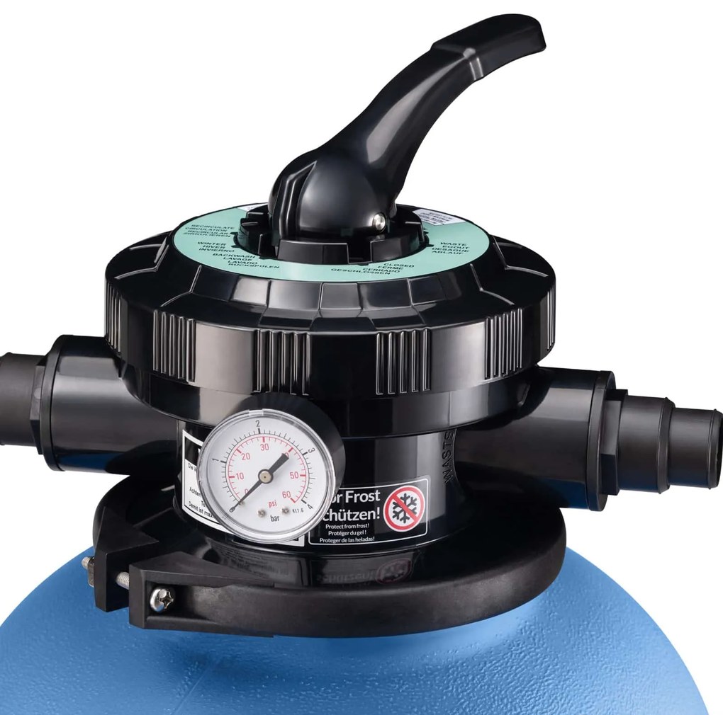 Piesková filtrácia k bazénu AQUA 9 960 l/h, modrá Monzana