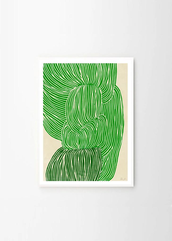 THE POSTER CLUB Autorský plagát Green Ocean by Rebecca Hein 30x40 cm