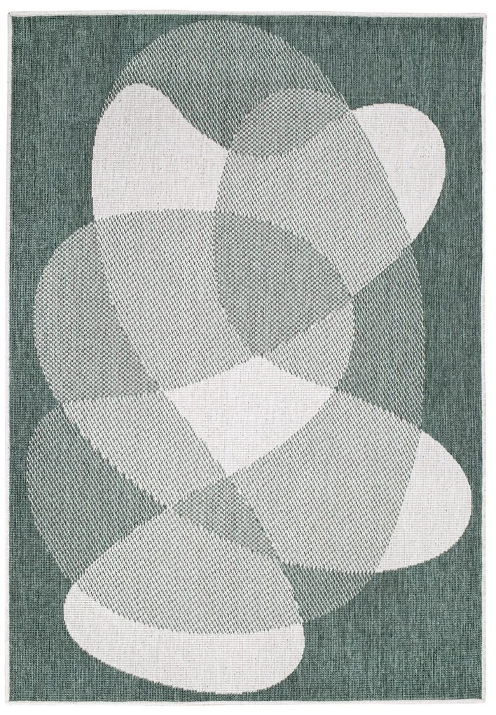 Dekorstudio Obojstranný koberec na terasu DuoRug 5835 - zelený Rozmer koberca: 80x150cm