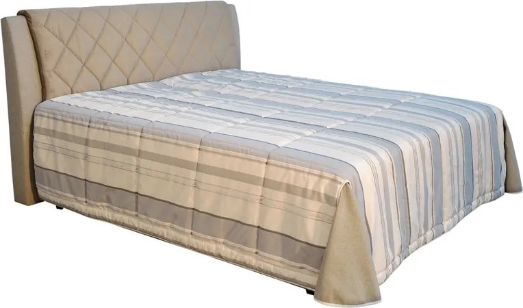 Posteľ Virginia 180x200 cm, béžová látka