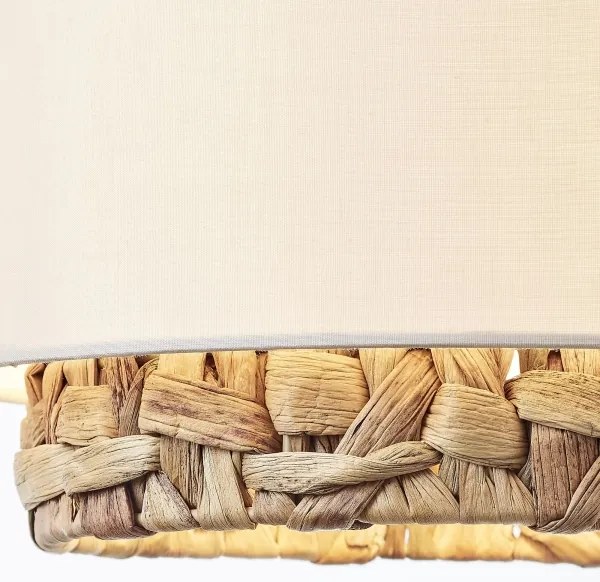 Brilliant - Luster na lanku WATERLILLY 3xE27/60W/230V krémová