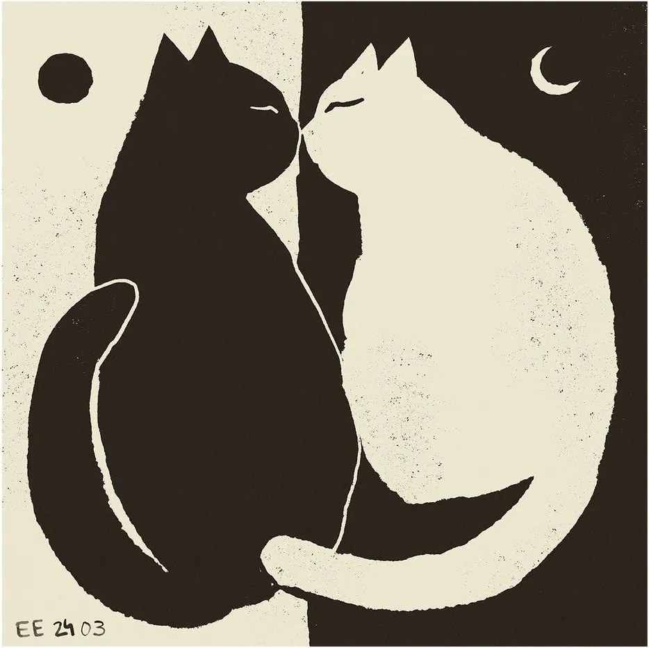 Plagát 50x50 cm You and Me – Enikő Katalin Eged – The Poster Club