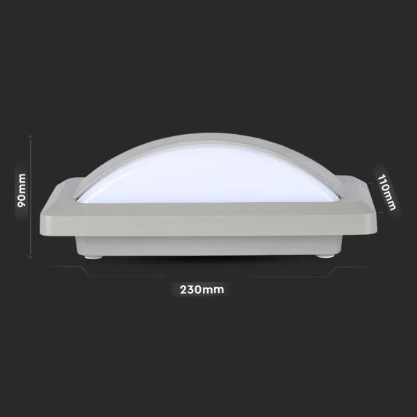 LED Vonkajšie nástenné svietidlo LED/12W/230V 6400K IP65