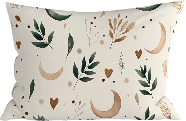 Obliečka na vankúš z mikrovlákna BOHO MOON 50x70 cm, krémový