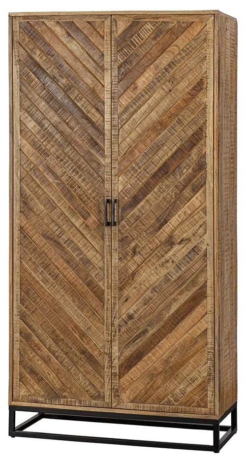 Nástenná skrinka z mangového dreva Reno 100 cm Mahom