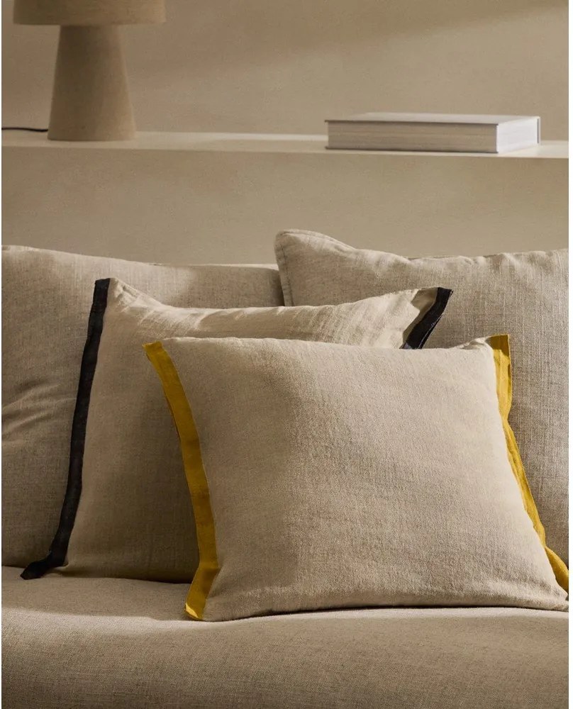 Ľanová obliečka na vankúš 50x50 cm Suerta – Kave Home