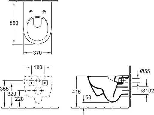 Závesné WC + sedátko SUBWAY + tlačidlo + podomietkový modul + podložka