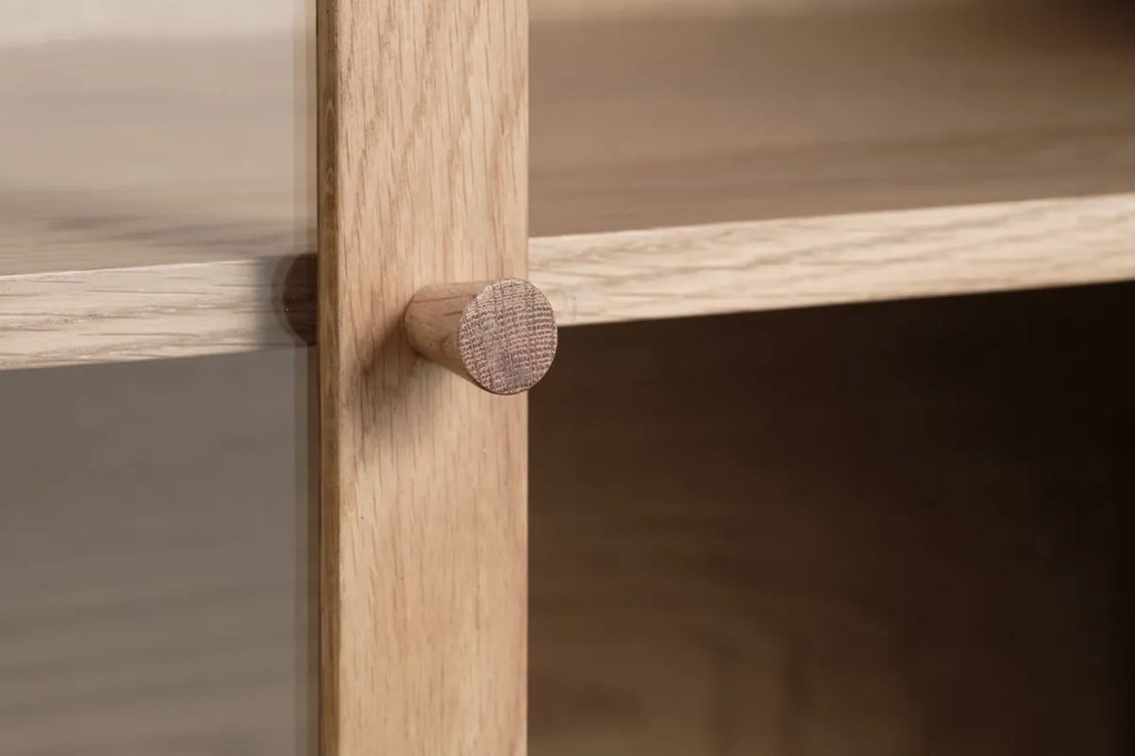 Dizajnová komoda Dallan 140 cm prírodný dub