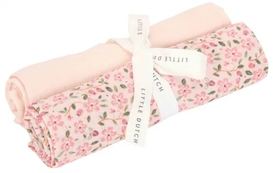 Little Dutch Plienky 70x70cm Fairy Floral & Blossom 2ks