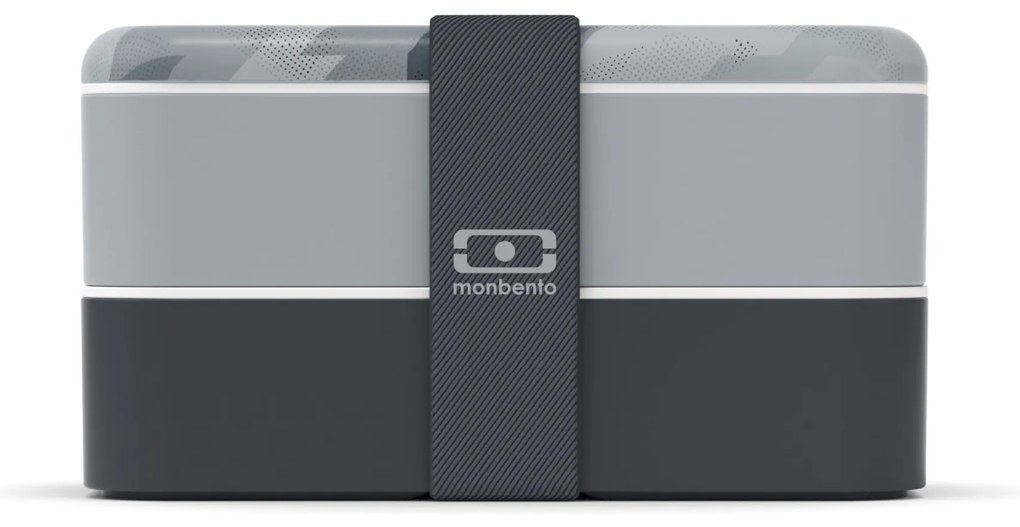 monbento Desiatový box Monbento Original Graphic Grey 1 l