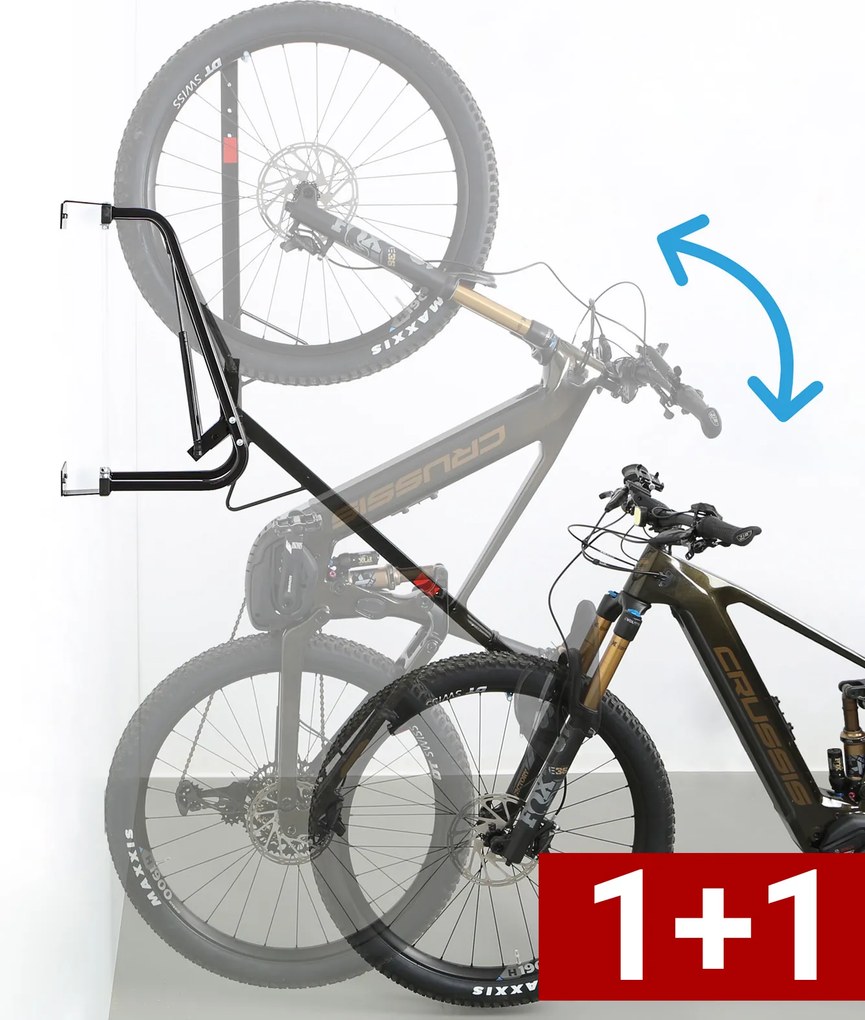 Otočný držiak na elektrobicykle pre jednoduché zdvíhanie 1+1 ZADARMO