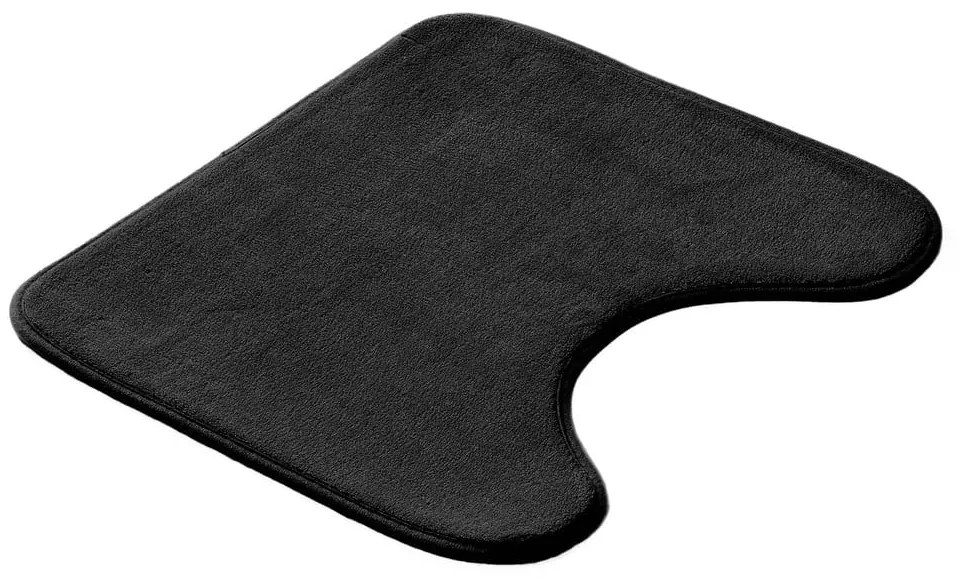 Čierna WC kúpeľňová predložka 45x45 cm Vitamine – douceur d'intérieur