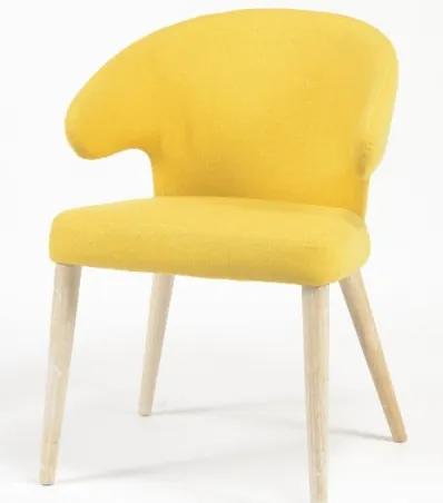 CURLE YELLOW stolička, Farba Žltá