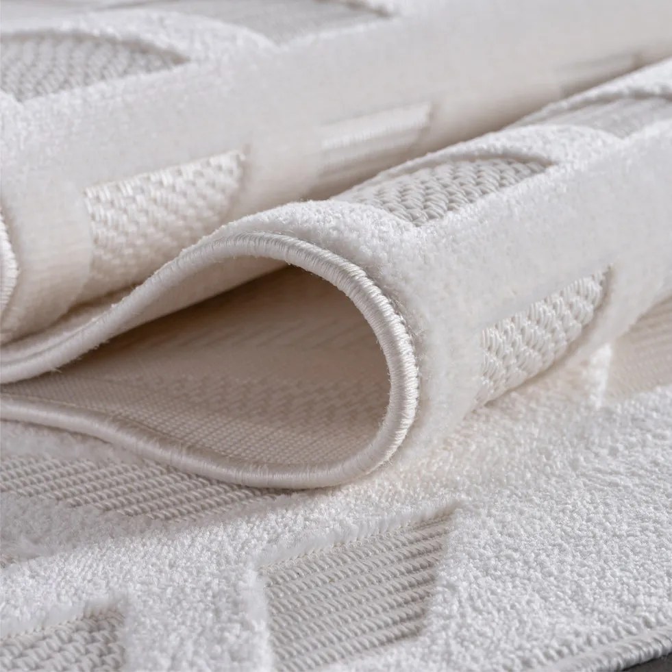 Kusový koberec Doha 1655 Cream, 140x200, béžová, chodba / predsieň, Ayyildiz