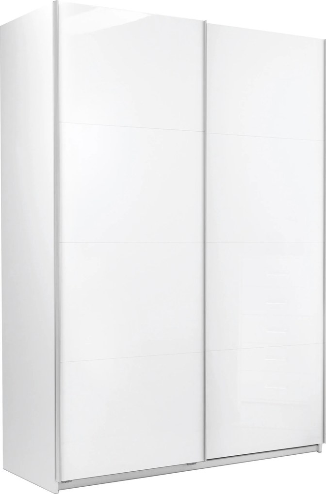 XXXLutz SKRIŇA S POSUVNÝMI DVERAMI, biela, 150/210/62 cm P & B - Skrine - 000885000904