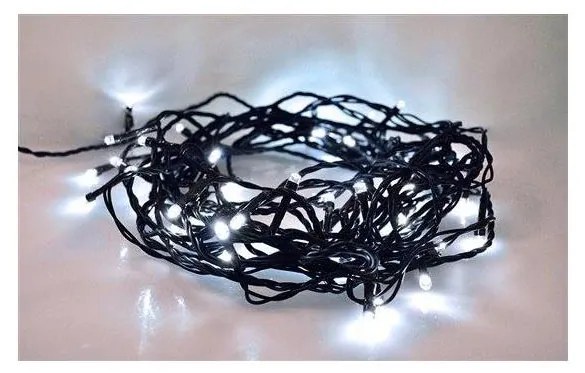 Solight 1V04-W-LED Vonkajšia vianočná reťaz 300xLED/8 funkcií 35m IP44 studená biela