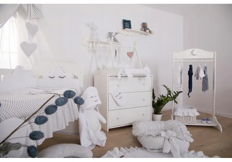 Detský stojanový vešiak Gaia BABY-RAJ – drevený/MDF, 122×67×50 cm