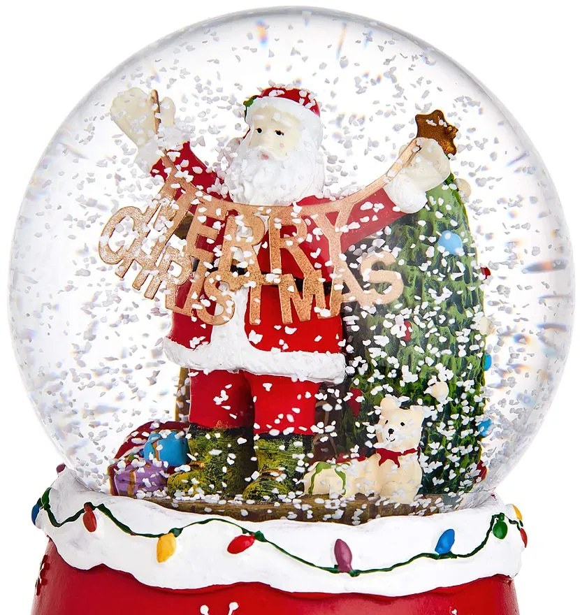 X-MAS Hracia skrinka Santa s girlandou