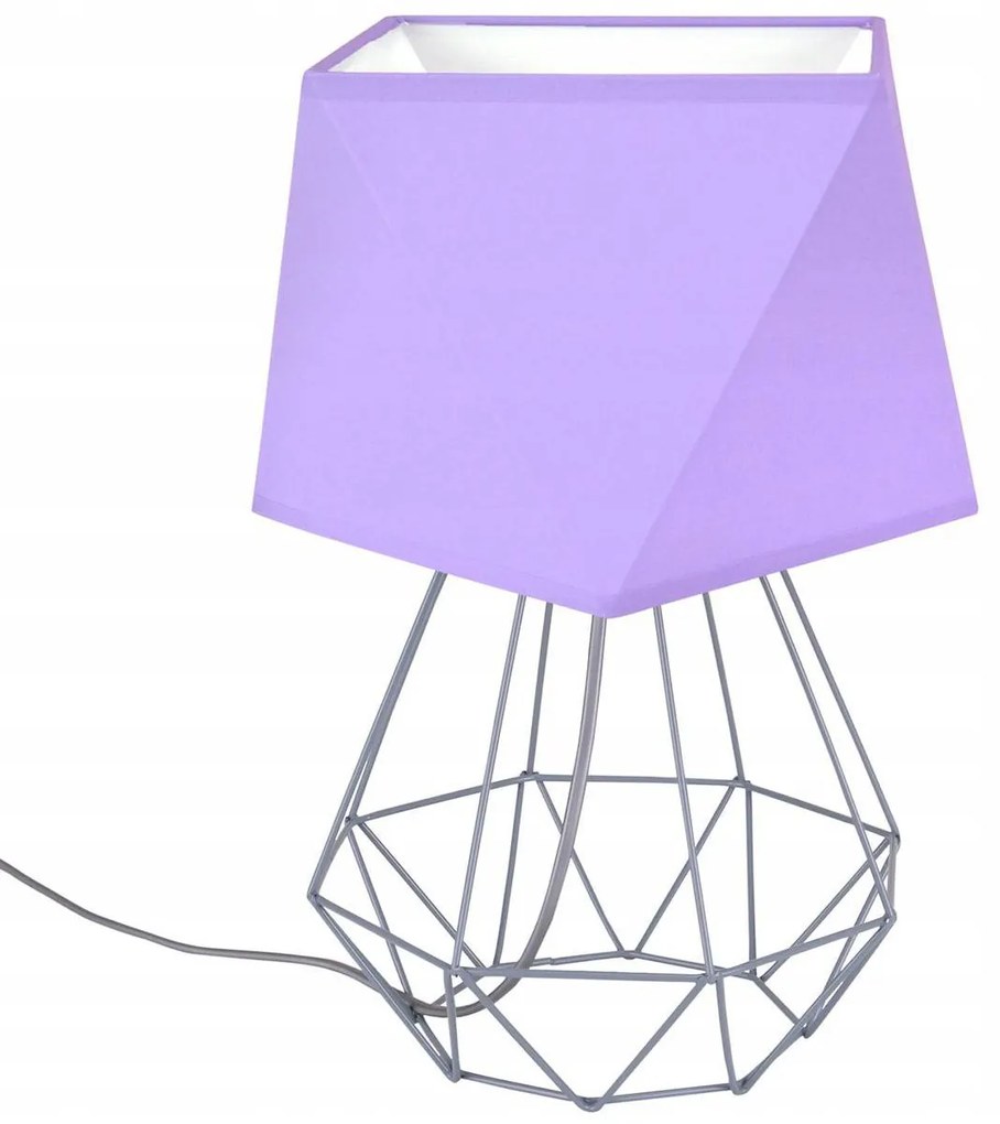 Stolná lampa Diamond 1, 1x textilné tienidlo (výber z 12 farieb), (výber z 3 farieb konštrukcie)