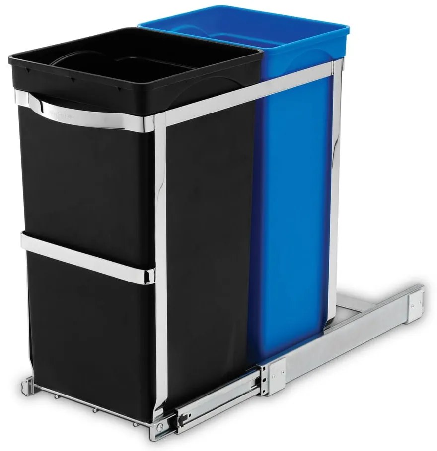 Plastový odpadkový kôš 35 l Dual - simplehuman