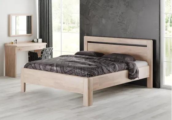 BMB ADRIANA KLASIK - masívna dubová posteľ 180 x 210 cm, dub masív