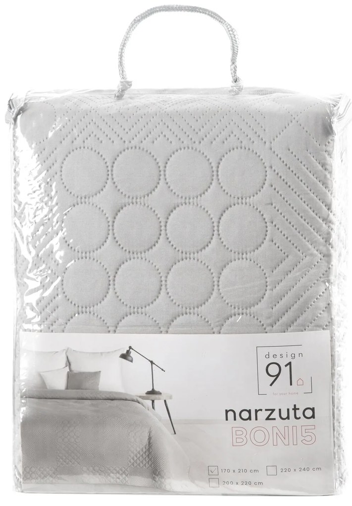 PREHOZ NA POSTEĽ BONI5 170X210 CM BIELY