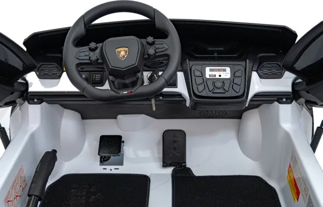 Elektrické autíčko Lamborghini Revuelto XL STRONG biele