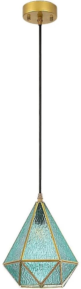 Rabalux 72244 - Luster na lanku NORAH 1xE14/40W/230V modrá/zlatá