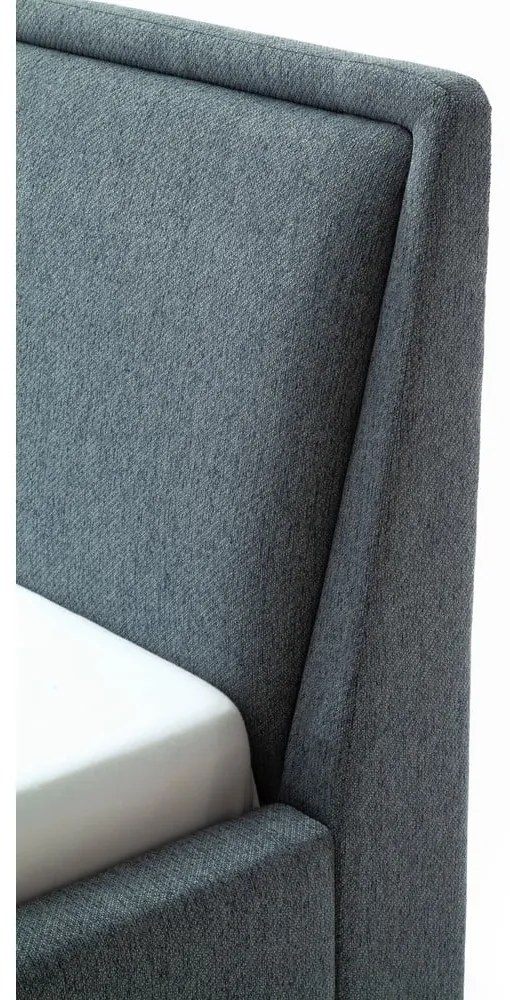 Zelená/modrá čalúnená dvojlôžková posteľ bez roštu 180x200 cm Frieda – Meise Möbel