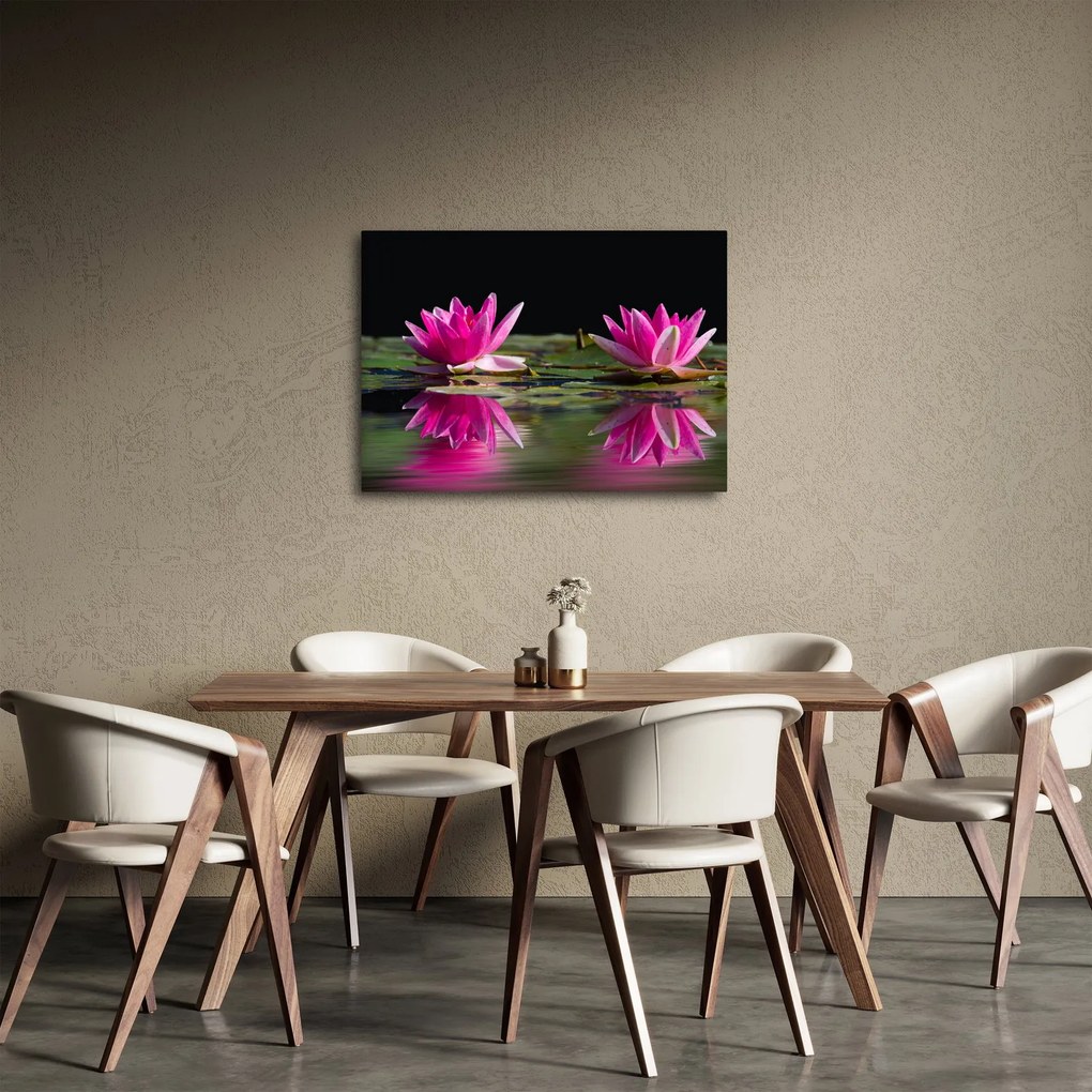 Obraz lekien na vode (70x50 cm)