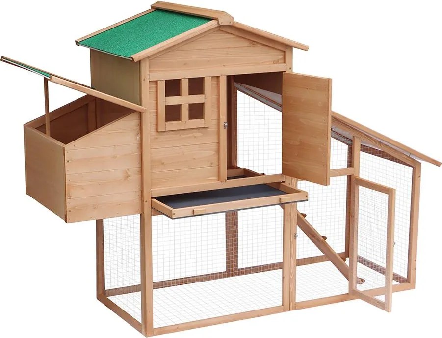 Kurník Avenberg COOPER 172 x 66 x 120 cm (hnedý)