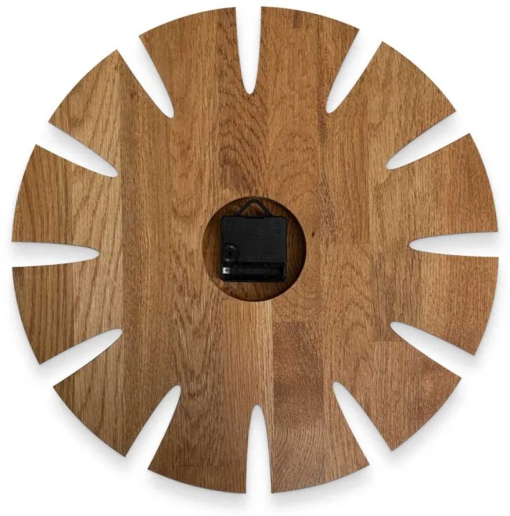 Drevené hodiny luxusný dizajn s prírodným spracovaním | SENTOP MAS014-AMBER