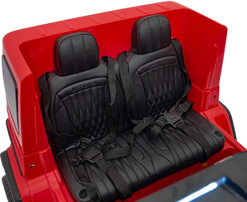 Elektrické autíčko Mercedes Benz G63 AMG XXL STRONG MP4 červené