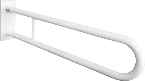 Bemeta Design HELP: Madlo, 750 mm, v tvare U, sklopné, s krytkou, biela - 301607303