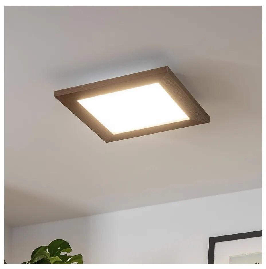Brilagi - LED Stmievateľné svietidlo SLIMFRAME WOOD LED/25W/230V 34x34 cm + DO