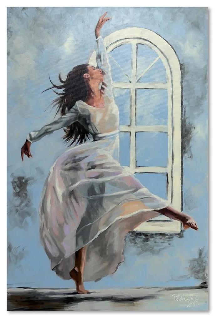 Obraz na plátně, Tančící baletka - 60x90 cm