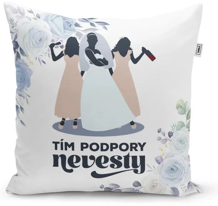 Sablio Vankúš Tím podpory nevesty: 40x40 cm