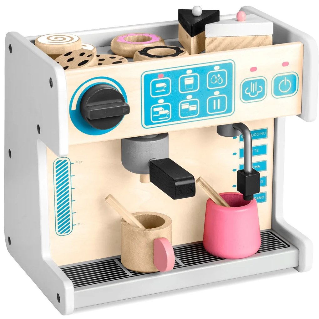 Cukráreň s kávovarom Ricokids 785101 biela