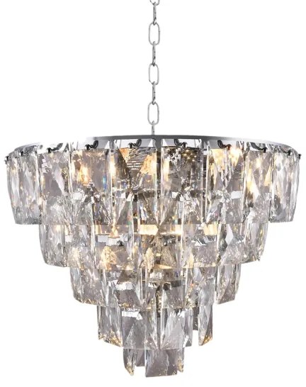 Krištáľový luster na reťazi CHELSEA 6xE14/40W/230V