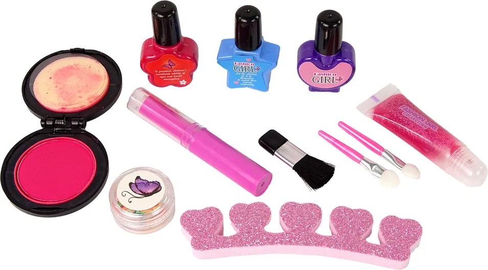 LEAN Toys Make-up set Fialové očné tiene Butterfly
