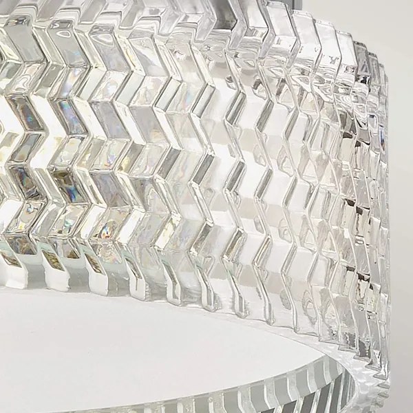 Hinkley HK-ELLE-F-S-CM - Stropné svietidlo 2xE27/60W/230V pr. 30,5 cm chróm