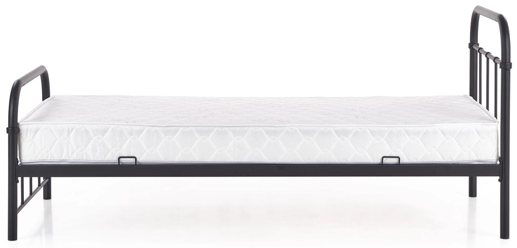 Jednolôžková posteľ 90 cm Lashell 90 (bez matraca) (čierna). Akcia -6%. Vlastná spoľahlivá doprava až k Vám domov. 1039454