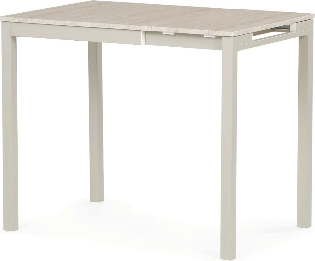 Rozkladací jedálenský stôl MDF/melamín/kov GDT-206 Farba: Béžová