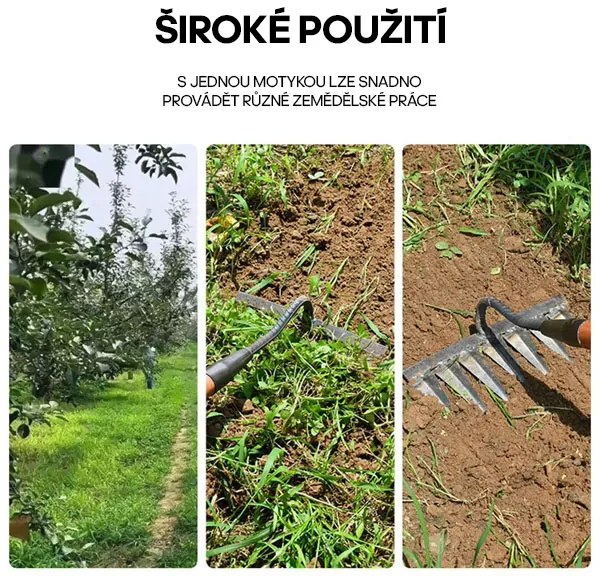 HS Multifunkčný záhradný nástroj na údržbu pôdy